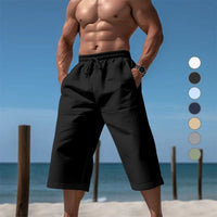 Kai Casual Shorts with Drawstring Waist and Elastic Waist