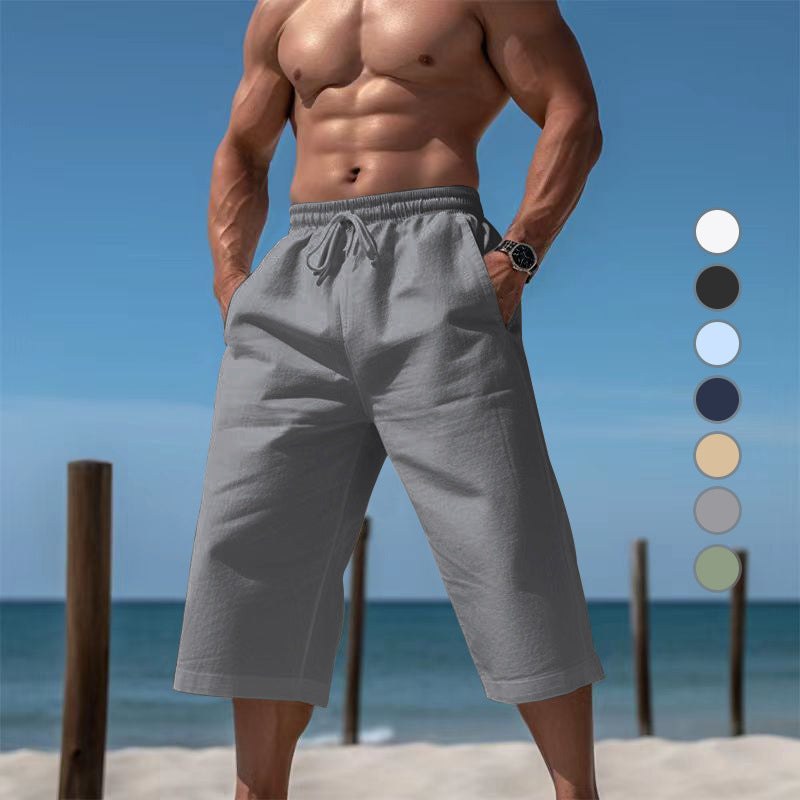 Kai Casual Shorts with Drawstring Waist and Elastic Waist