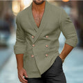 Kai Elegant Linen Jacket with Button Front