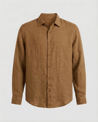 Kai Linen Shirt in Karamell