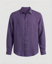 Kai Linen Shirt in Purple