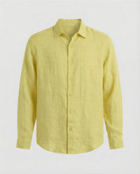 Kai Linen Shirt in Yellow