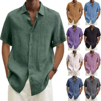 Kai Linen Shirt with Short Sleeve