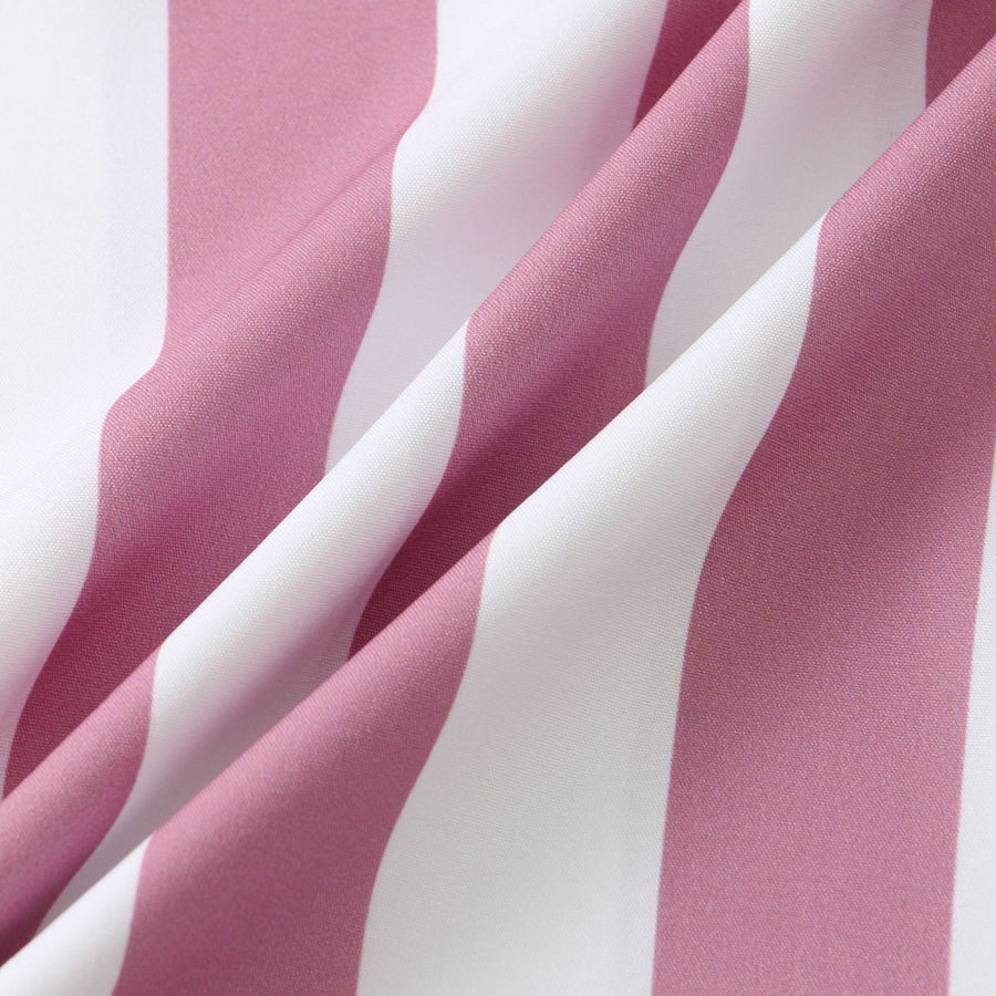 Kaia Blouse with Short Sleeve and Striped in Pink