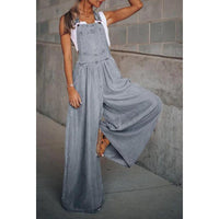 Kaia Denim Jumpsuit in Grey