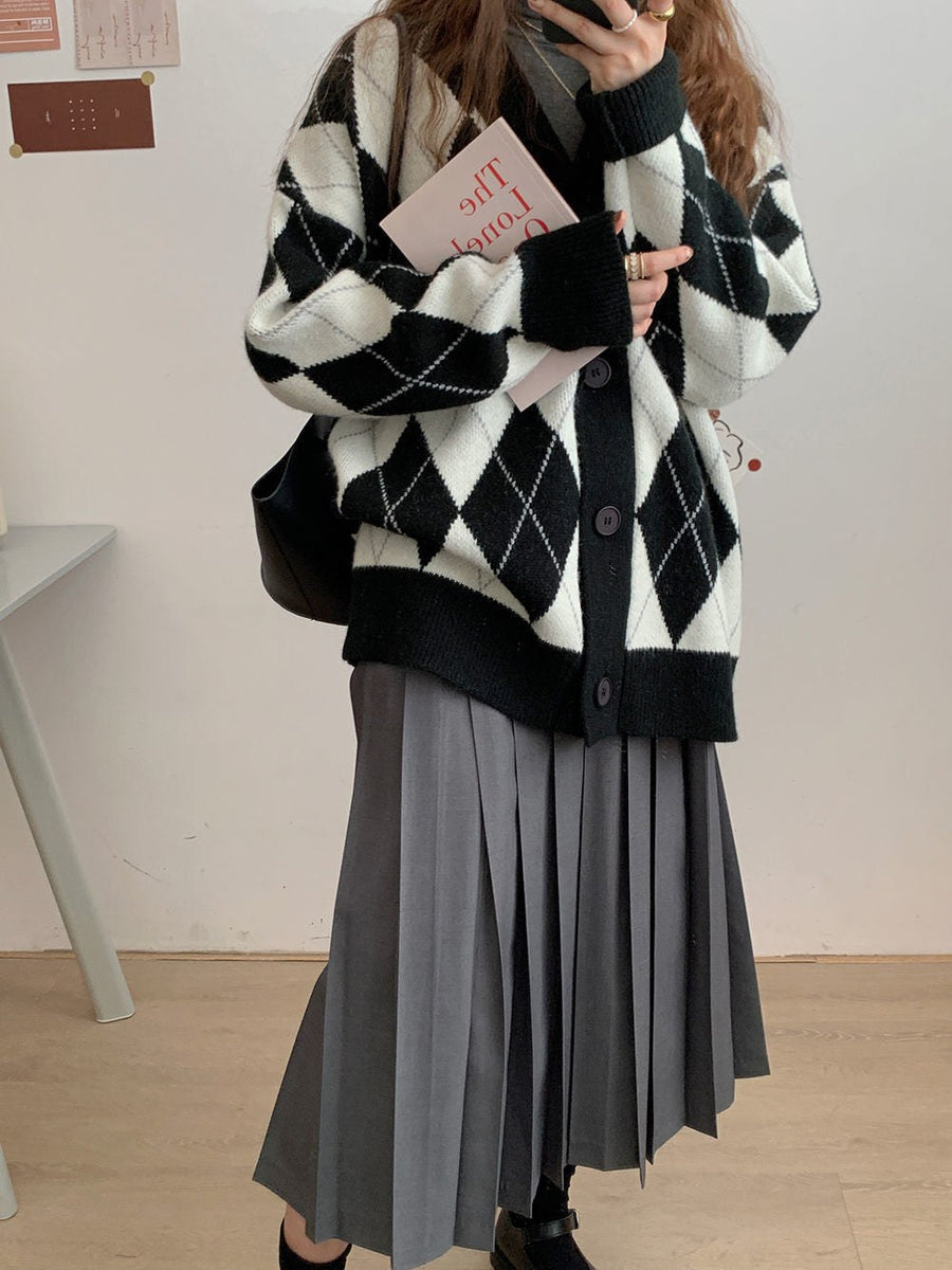 Kaia Knit Cardigan in Black