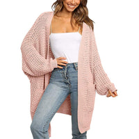 Kaia Knit Cardigan with Pockets in Pink