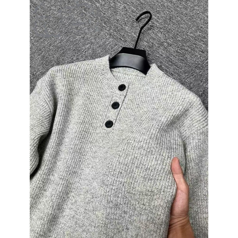 Kaia Knit Sweater in Light Grey
