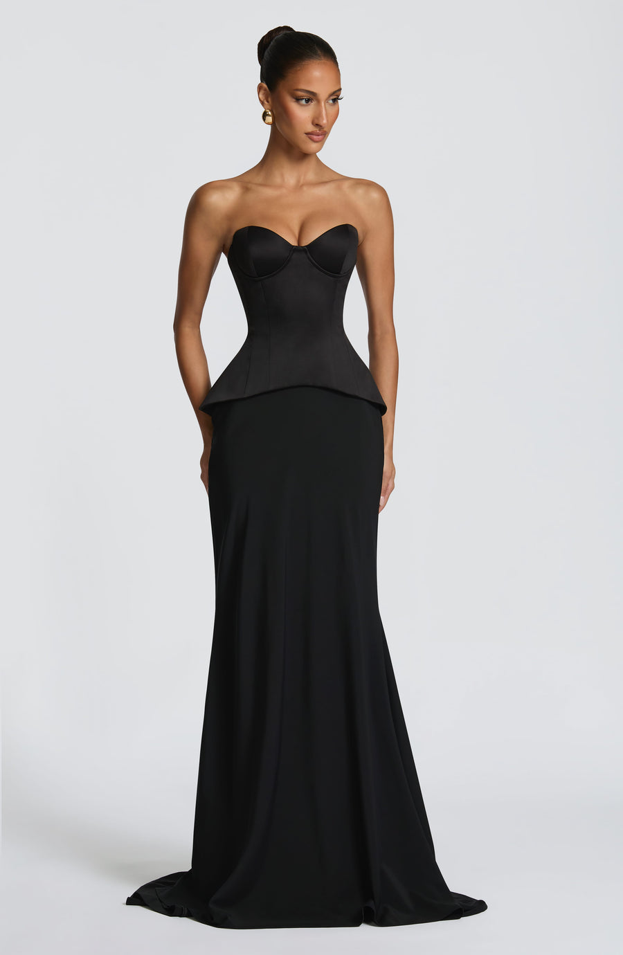 Louise Maxi Skirt in Black
