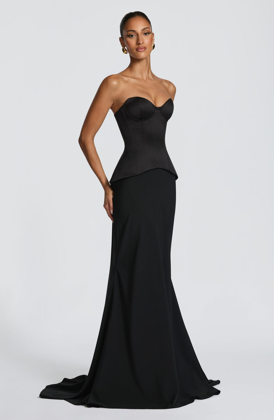 Louise Maxi Skirt in Black