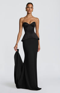 Louise Maxi Skirt in Black