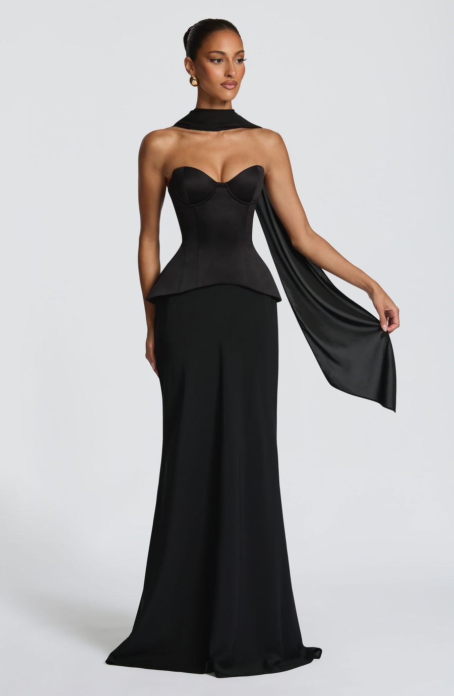 Louise Maxi Skirt - Black