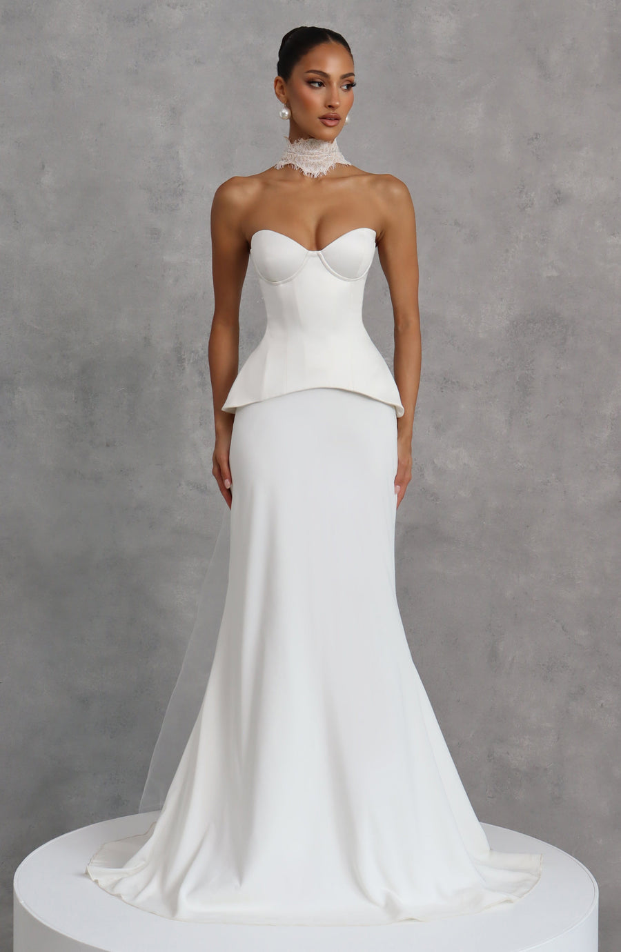Louise Maxi Skirt in Ivory