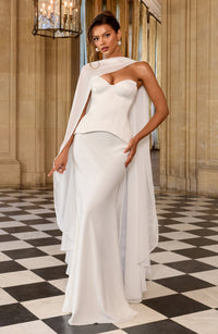 Louise Maxi Skirt in Ivory