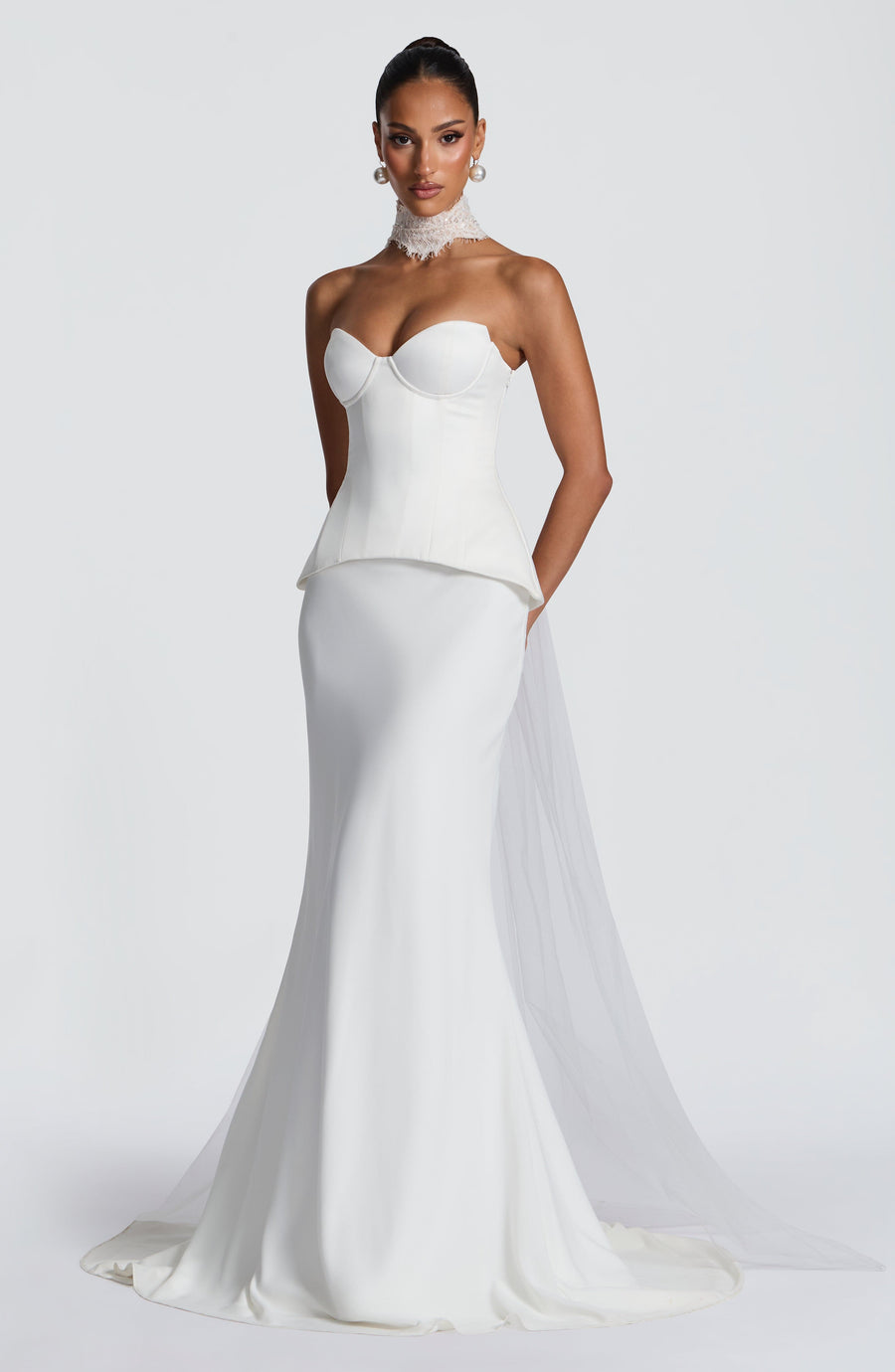 Louise Maxi Skirt in Ivory
