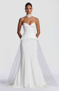 Louise Maxi Skirt in Ivory