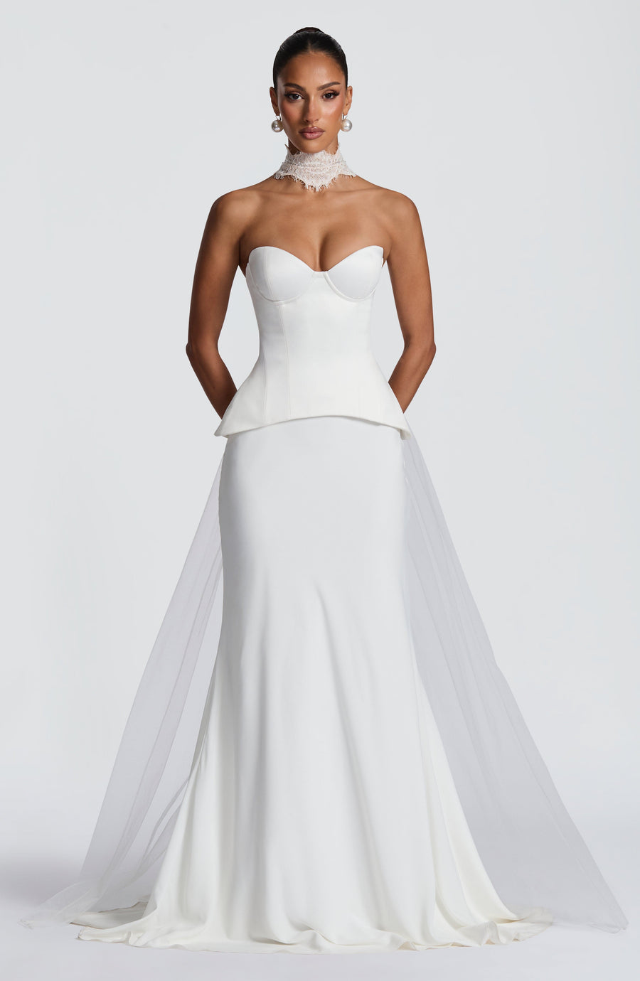Louise Maxi Skirt in Ivory