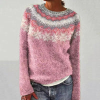 Jasmin | Women's Festive Reindeer Knit Christmas Sweater