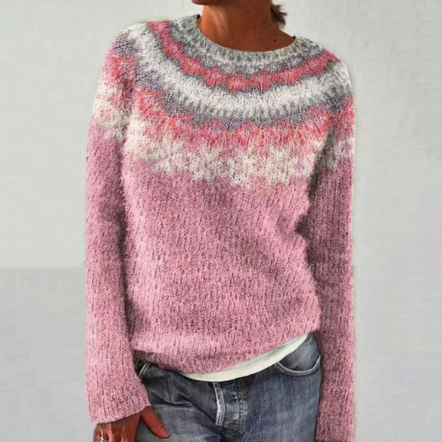 Jasmin | Women's Festive Reindeer Knit Christmas Sweater