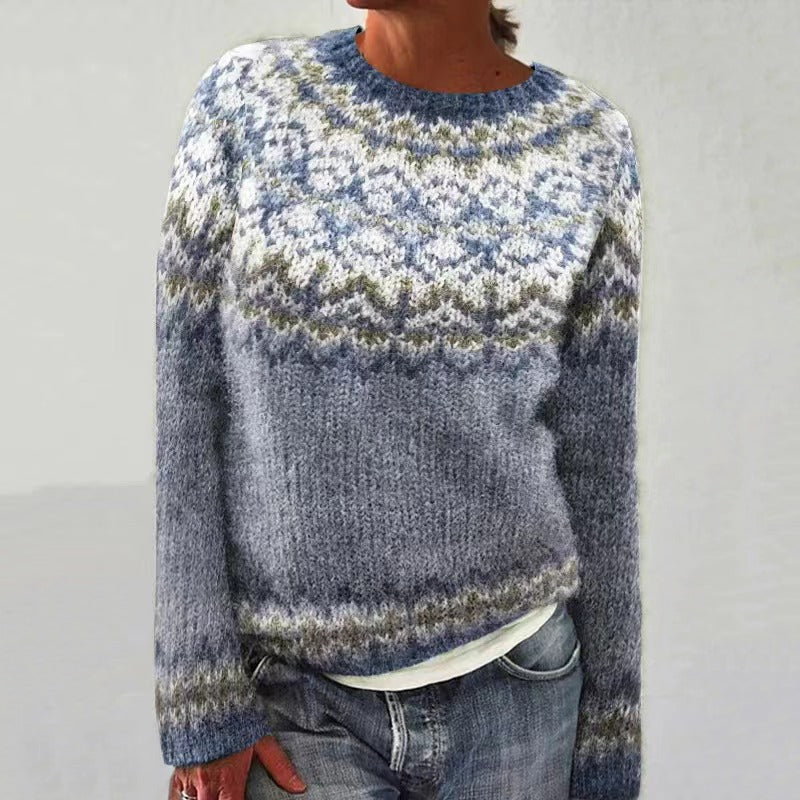 Jasmin | Women's Festive Reindeer Knit Christmas Sweater