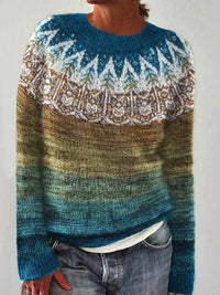Jasmin | Women's Festive Reindeer Knit Christmas Sweater
