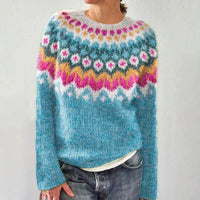 Jasmin | Women's Festive Reindeer Knit Christmas Sweater