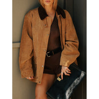Kalia Casual Leather Jacket