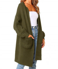 Kalia Knit Bag with Pockets in Green