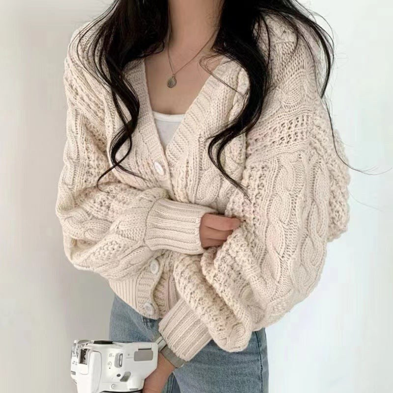 Kalia Knit Cardigan in Beige