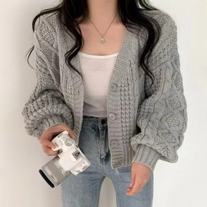 Kalia Knit Cardigan in Grey