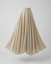 Kalia Skirt with Pleated in Apricot