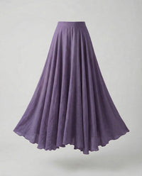 Kalia Skirt with Pleated in Purple