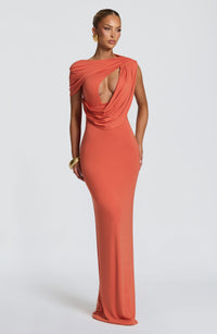 Ruth Maxi Dress – Burnt Orange