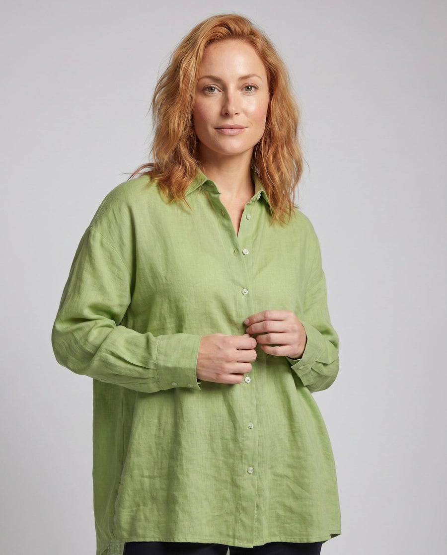 Kara Casual Linen Blouse