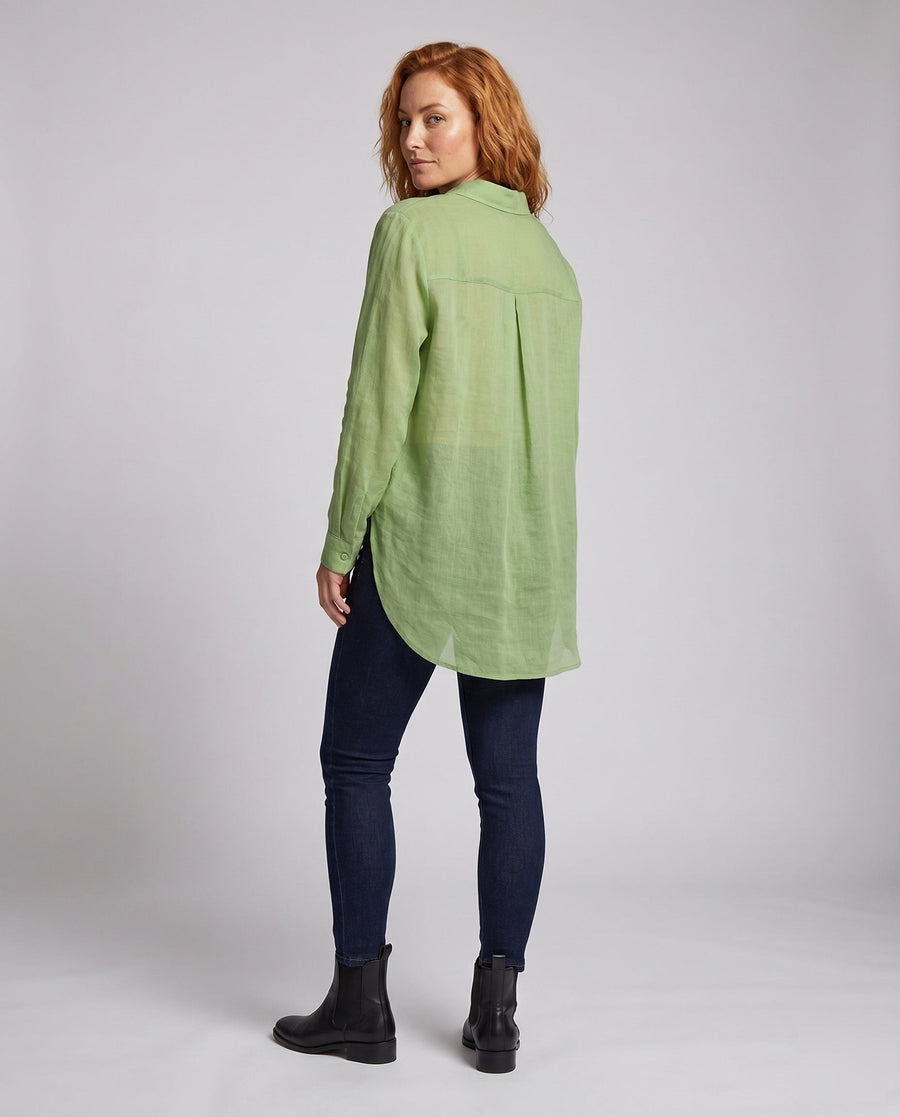 Kara Casual Linen Blouse