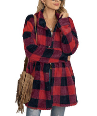 Kara Jacket with Pockets in Wine Red