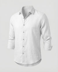 Karel Linen Shirt in Grey
