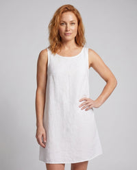 Karina Airy Linen Mini Dress