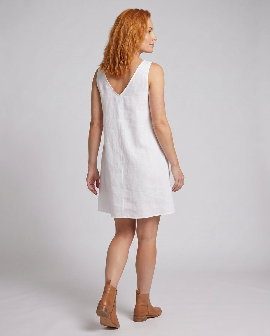 Karina Airy Linen Mini Dress