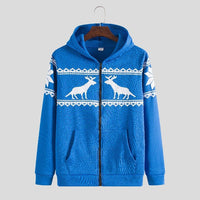 Karina Jacket with Side Pockets and Pockets in Blue