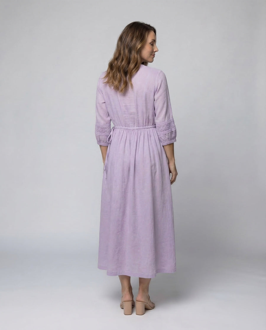 Karina Linen Maxi Dress