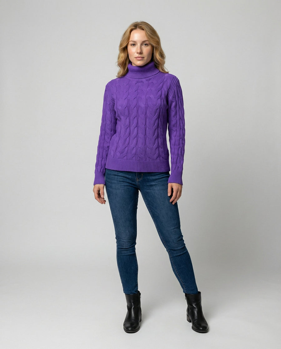 Karina Sweater in Purple