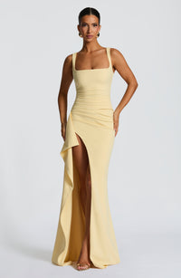 Margaret Maxi Dress – Lemon