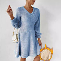 Katia Dress with V-Neck