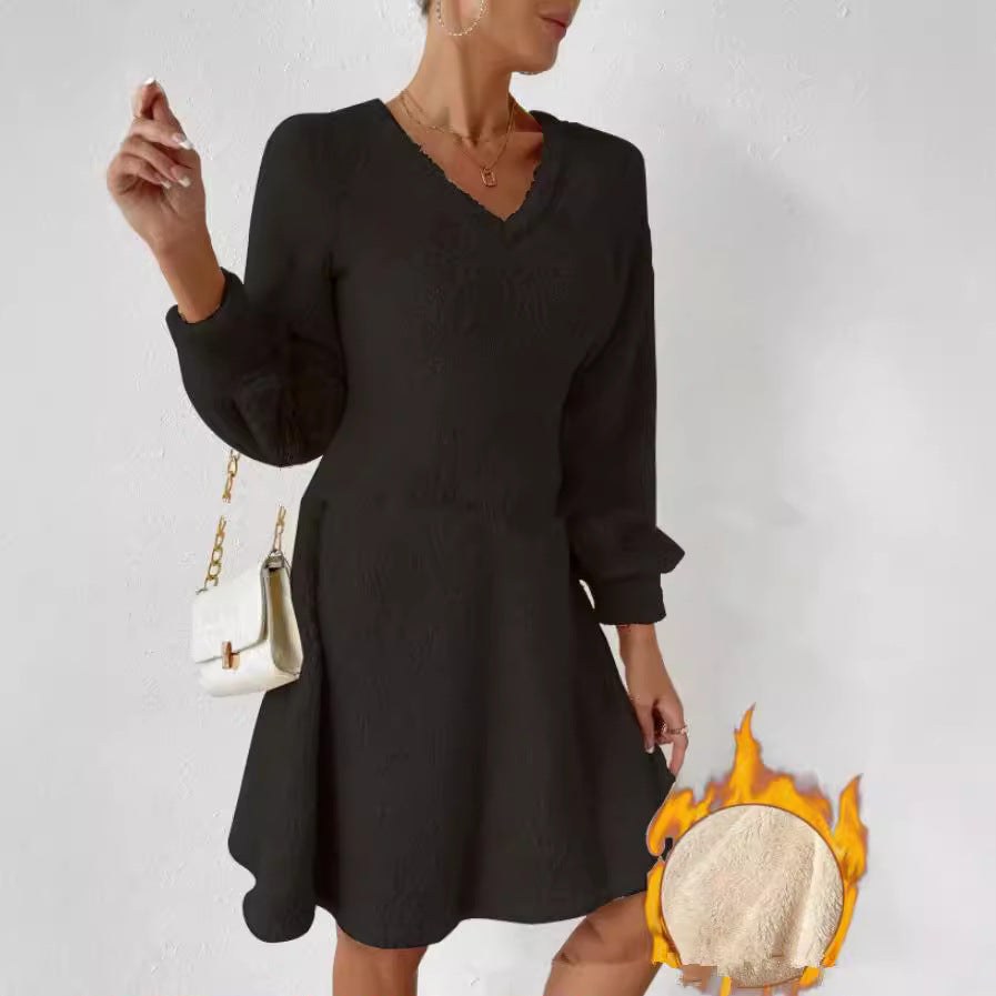 Katia Dress with V-Neck