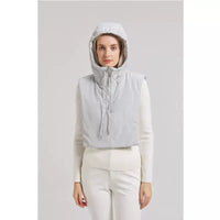 Katia Vest with Hood in Black