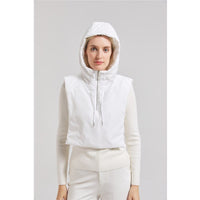 Katia Vest with Hood in White