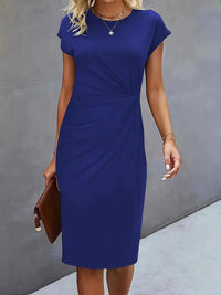 Katie | Women's Classic Short Sleeve Bodycon Dress