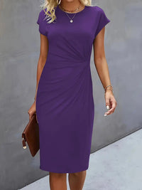 Katie | Women's Classic Short Sleeve Bodycon Dress