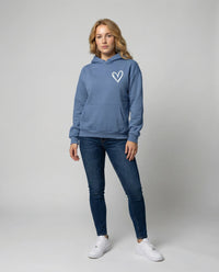 Katja Hoodie with Hood in Blue